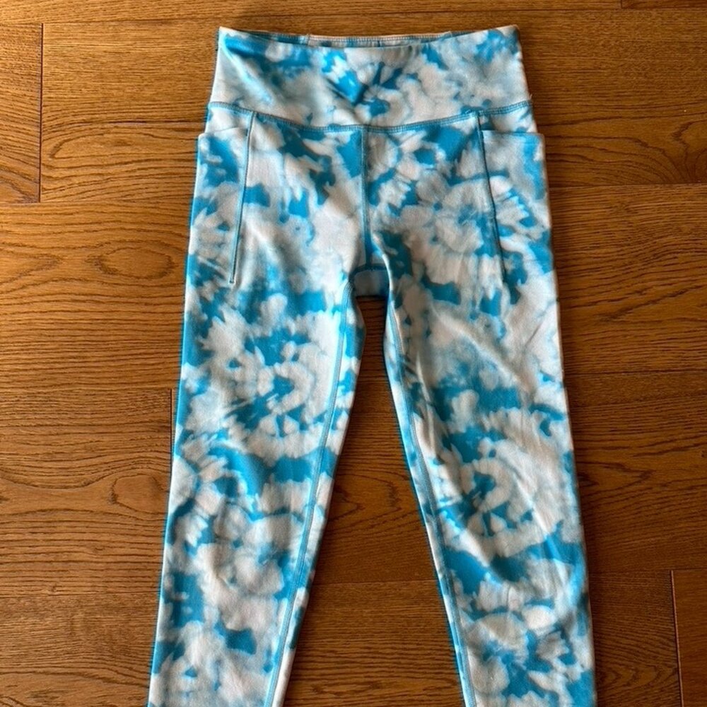 Athleta Girl Tie Dye Powervita Capri